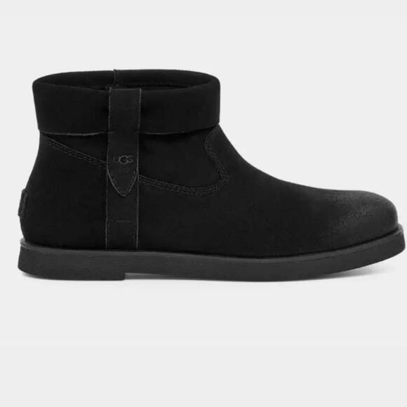 UGG Women's Black Josefene Cuff Ankle Bootie – Sz 9 - Picture 1 of 12